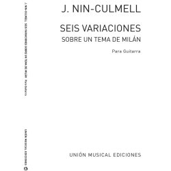Nin Culmell: Seis Variaciones Sobre Un Tema De Milan for Guitar