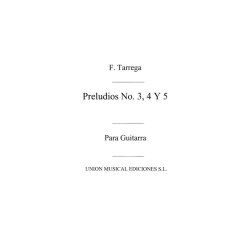 Francisco Tarrega: Preludios Nos. 3, 4 &amp; 5 Guitar