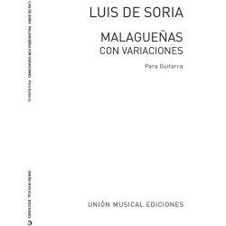 Soria: Malaguenas Con Variaciones for Guitar