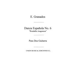 Granados: Danza Espanola No.6 Rondalla Aragonesa (Tarrago) for 2 Guitars