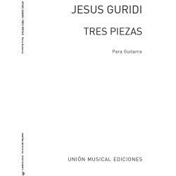 Guridi: Tres Piezas (Azpiazu) for Guitar