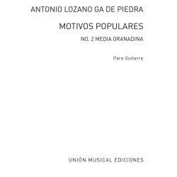 Lozano Motivos Populares No.2 Media Granadina for Guitar