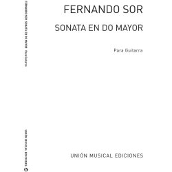 Sor Sonata En Do Mayor C Major Op.15 (r Sainz De La Maza) Guitar