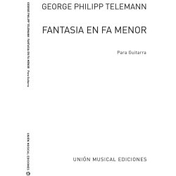 Telemann: Fantasia En Fa Menor F Minor (Azpiazu) for Guitar
