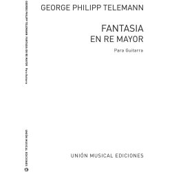 Telemann: Fantasia En Re Mayor D Major (Azpiazu) for Guitar
