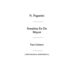 Niccolo Paganini: Sonatina In C Major For Guitar