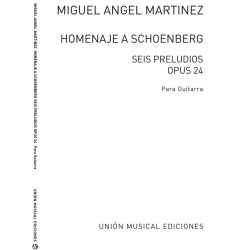 Martinez: Homenaje A Schoenberg Seis Preludios for Guitar