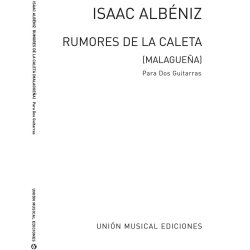 Albeniz Rumores De La Caleta Malaguena (llobet) 2 Guitars