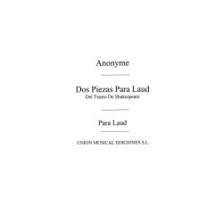 Anonimo: Dos Piezas Para Laud Del Teatro Shakespeare (Azpiazu) for Guitar