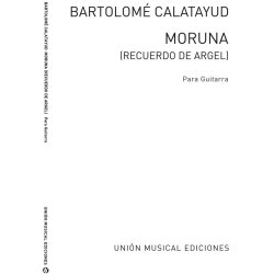 Calatayud: Moruna (Recuerdo De Argel) for Guitar