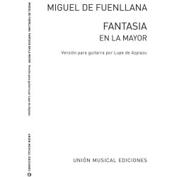 Fuenllana: Fantasia En La Mayor (A Min) (Azpiazu) for Guitar