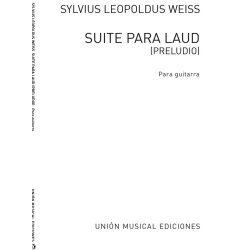 Sylvius Leopold Weiss: Suite Para Laud For Guitar