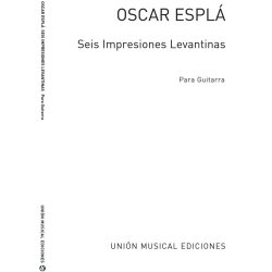 Espla: Seis Impresiones Levantinas Extrds De Levante (Azpiazu) for Gtr