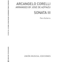 Corelli Sonata Iii (azpiazu) Guitar