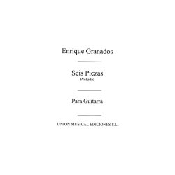 Granados: Preludio De Seis Piezas Sobre Cantos Pplrs Esp (Azpiazu) for Guitar