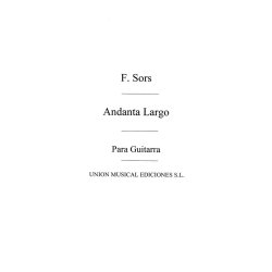 Sor Andante Largo (Llobet) Guitar **Am32665**
