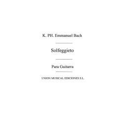 C.P.E. Bach: Solfeggietto (Guitar)