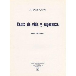 Diaz Cano Canto De Vida Y Esperanza Guitar