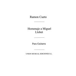 Cueto: Homenaje A Miguel Llobet for Guitar
