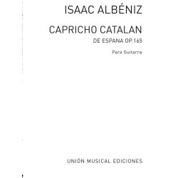 Albeniz Capricho Catalan (balaguer) Guitar