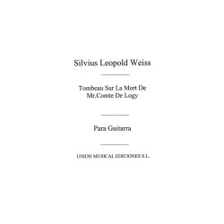 Weiss: Tombeau Sur La Mort De Mr Compt De Logy (Balaguer)