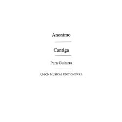 Anonimo: Cantiga (Anido) for Guitar