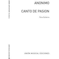 Anonimo: Canto De Pasion (Garcia Velasco) for Guitar