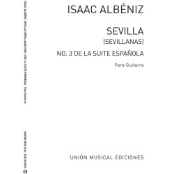Albeniz Sevilla Sevillanas No.3 De La Suite Espanola (romero) Gtr