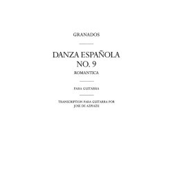 Granados Danza Espanola No.9