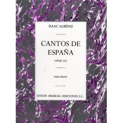 Albeniz Cantos De Espana Op.232 Complete Piano