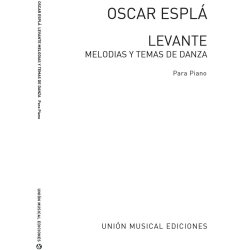Espla Levante Melodias Y Temas De Danza Piano