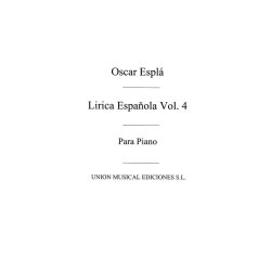 Espla Lirica: Espanola Vol.4 for Piano
