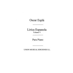 Espla: Lirica Espanola Vol.5 for Piano