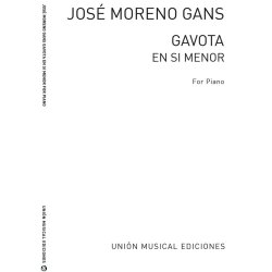 Moreno Gans: Gavota En Si Menor for Piano
