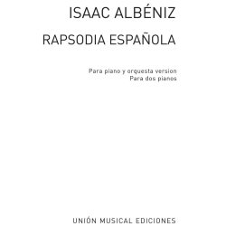 Albeniz Rapsodia Espanola (halffter) 2 Pf