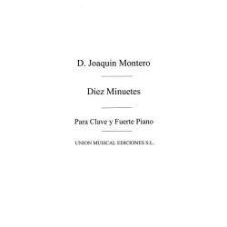 Montero: Diez Minuetes Para Clave Piano