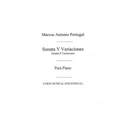 Antonio de Portugal: Sonata Y Variaciones for Piano