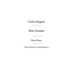 Baguer: Siete Sonatas (Sala) for Piano
