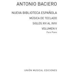 Varios Nueva Biblioteca Espanola De Musica De Teclado Vol.5