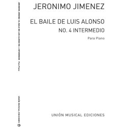 Gimenez: Intermedio No.4 De El Baile De Luis Alonso for Piano