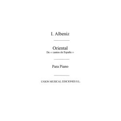 Albeniz Oriental No.2 Cantos De Espana Op.232 Piano