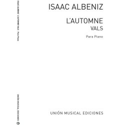 Albeniz L'automne Vals Op.170 Piano