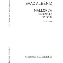Albeniz Mallorca Barcarola Op.202 Piano