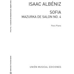 Albeniz: Sofia No.4 from Mazurkas deSalon Op.66 for Piano