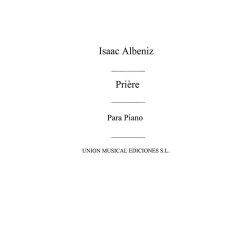 Albeniz: Priere From Piezas Caracteristicas Op.92 for Piano