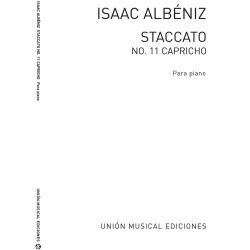 Albeniz: Staccato Capricho No.11 From Piezas Caracteristicas Op.92 for Piano