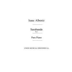 Albeniz Sarabande From Segunda Suite Ancienne Op.64 Piano