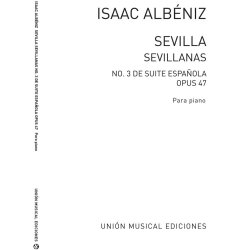 Albeniz Sevilla Sevillanas No.3 De Suite Espanola Piano