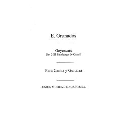 Granados: El Fandango Del Candil No.3 From Goyescas for Piano