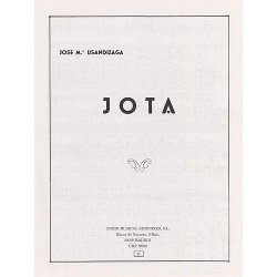 Jose Usandizaga: Jota